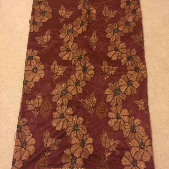 Half net Half tussar silk sari - Picture 2 of 6